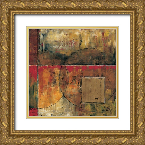 Motion II Gold Ornate Wood Framed Art Print with Double Matting by Klung, Mike