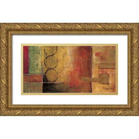 Harmony II Gold Ornate Wood Framed Art Print with Double Matting by Klung, Mike