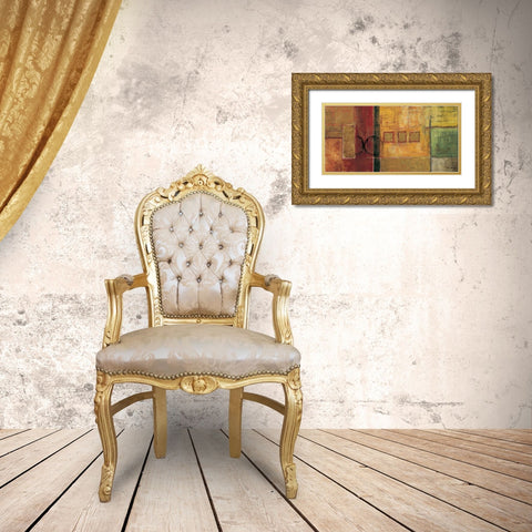 Harmony I Gold Ornate Wood Framed Art Print with Double Matting by Klung, Mike