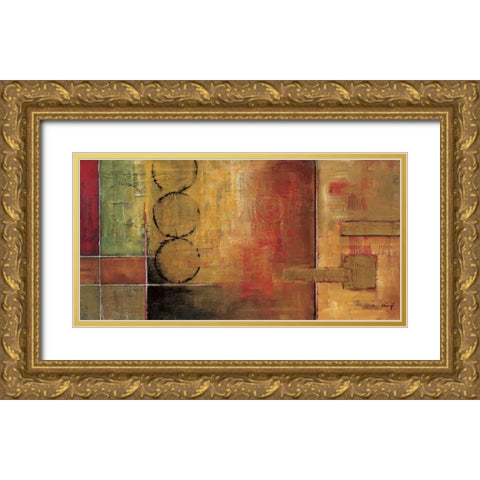 Harmony II Gold Ornate Wood Framed Art Print with Double Matting by Klung, Mike