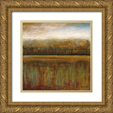 Early Days I Gold Ornate Wood Framed Art Print with Double Matting by Klung, Mike