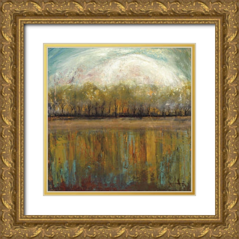 Early Days II Gold Ornate Wood Framed Art Print with Double Matting by Klung, Mike