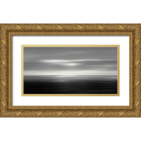On the Sea I Gold Ornate Wood Framed Art Print with Double Matting by Olsen, Maggie