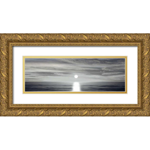 Sunlit Horizon I Gold Ornate Wood Framed Art Print with Double Matting by Olsen, Maggie