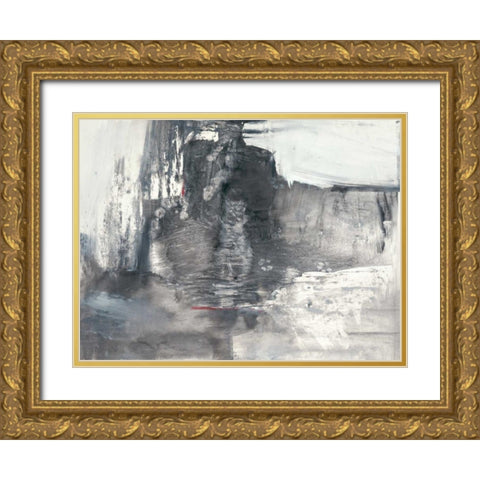 Intense Gold Ornate Wood Framed Art Print with Double Matting by Oppenheimer, Michelle