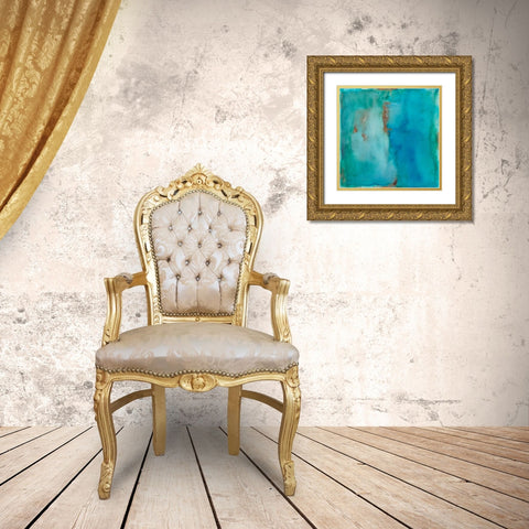 Irrigation Gold Ornate Wood Framed Art Print with Double Matting by Oppenheimer, Michelle