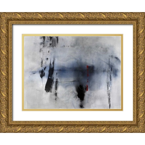 Echelon I Gold Ornate Wood Framed Art Print with Double Matting by Oppenheimer, Michelle