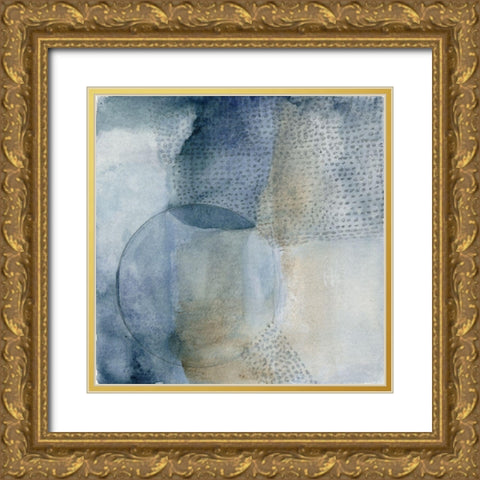 Sphere IV Gold Ornate Wood Framed Art Print with Double Matting by Oppenheimer, Michelle