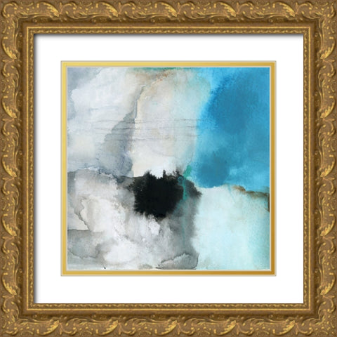 Petals Gold Ornate Wood Framed Art Print with Double Matting by Oppenheimer, Michelle