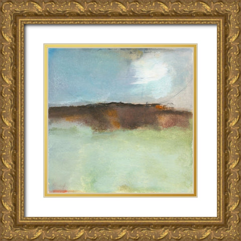 Fluctuation Gold Ornate Wood Framed Art Print with Double Matting by Oppenheimer, Michelle