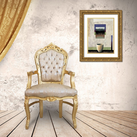 Tranquil I Gold Ornate Wood Framed Art Print with Double Matting by Richardson, Melissa