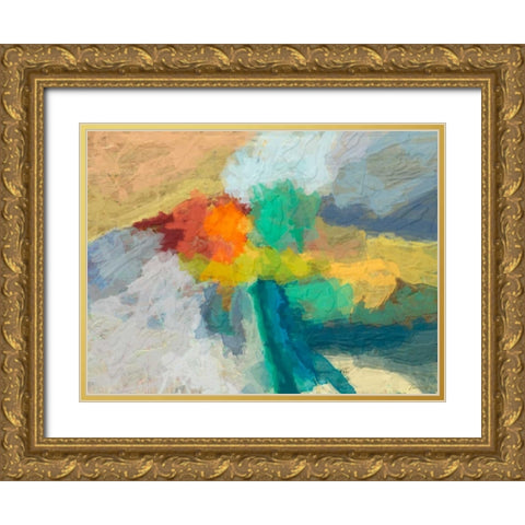 Emergence I Gold Ornate Wood Framed Art Print with Double Matting by Tienhaara, Michael