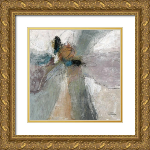Placidity I Gold Ornate Wood Framed Art Print with Double Matting by Tienhaara, Michael
