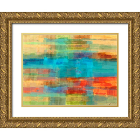 Variations I Gold Ornate Wood Framed Art Print with Double Matting by Tienhaara, Michael