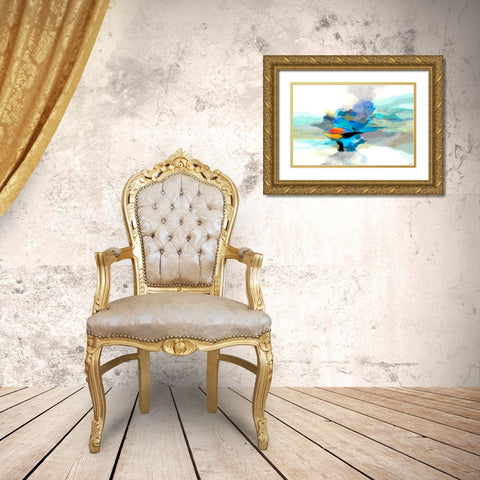 Cumulus II Gold Ornate Wood Framed Art Print with Double Matting by Tienhaara, Michael