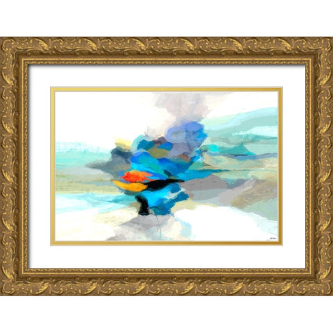 Cumulus II Gold Ornate Wood Framed Art Print with Double Matting by Tienhaara, Michael