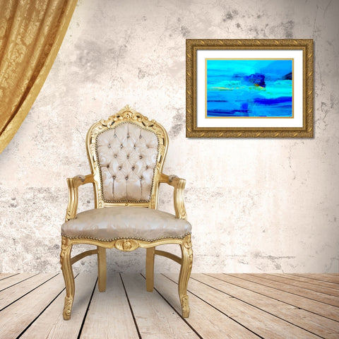 Emanate II Gold Ornate Wood Framed Art Print with Double Matting by Tienhaara, Michael