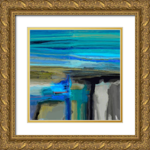 Eternal I Gold Ornate Wood Framed Art Print with Double Matting by Tienhaara, Michael