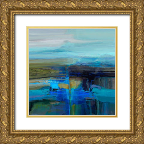 Eternal III Gold Ornate Wood Framed Art Print with Double Matting by Tienhaara, Michael