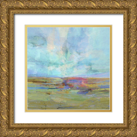 Inclusion I Gold Ornate Wood Framed Art Print with Double Matting by Tienhaara, Michael