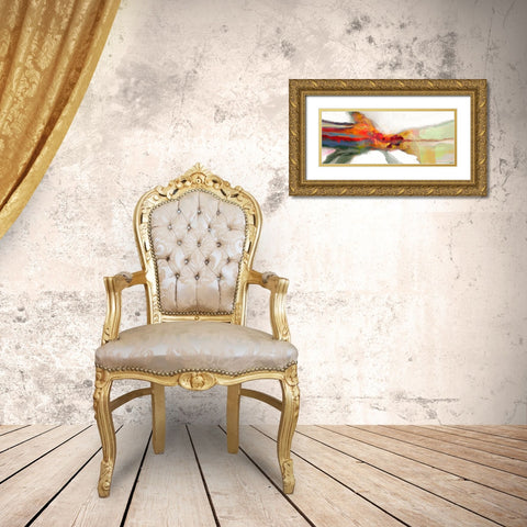 Vibrant Sculpture Gold Ornate Wood Framed Art Print with Double Matting by Tienhaara, Michael