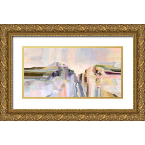 Hilltop Gold Ornate Wood Framed Art Print with Double Matting by Tienhaara, Michael