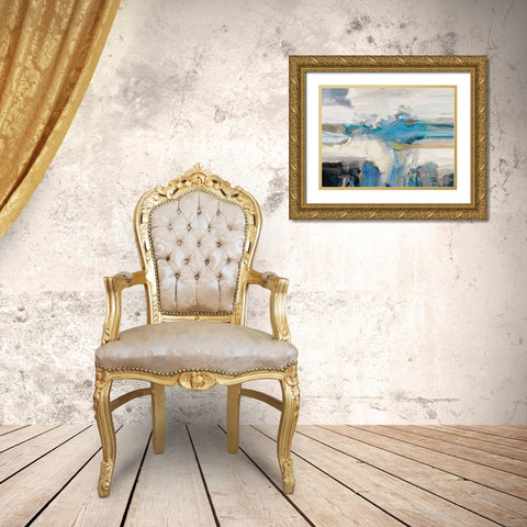Melody I Gold Ornate Wood Framed Art Print with Double Matting by Tienhaara, Michael