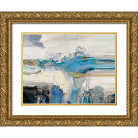 Melody I Gold Ornate Wood Framed Art Print with Double Matting by Tienhaara, Michael