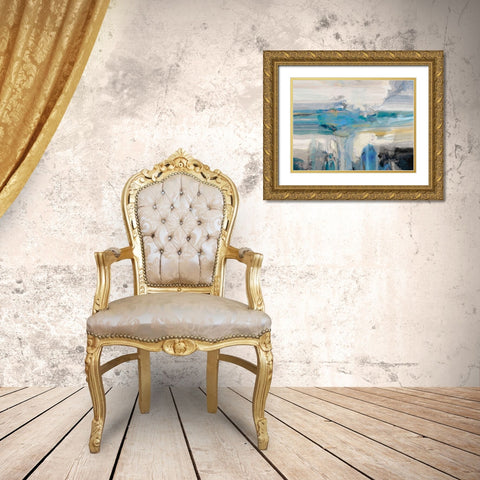 Melody II Gold Ornate Wood Framed Art Print with Double Matting by Tienhaara, Michael