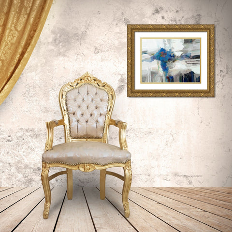 Vigor I Gold Ornate Wood Framed Art Print with Double Matting by Tienhaara, Michael
