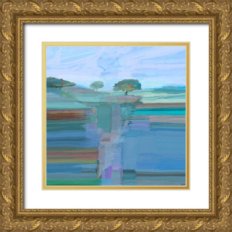 Grand Escape I Gold Ornate Wood Framed Art Print with Double Matting by Tienhaara, Michael