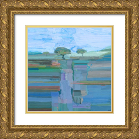 Grand Escape II Gold Ornate Wood Framed Art Print with Double Matting by Tienhaara, Michael