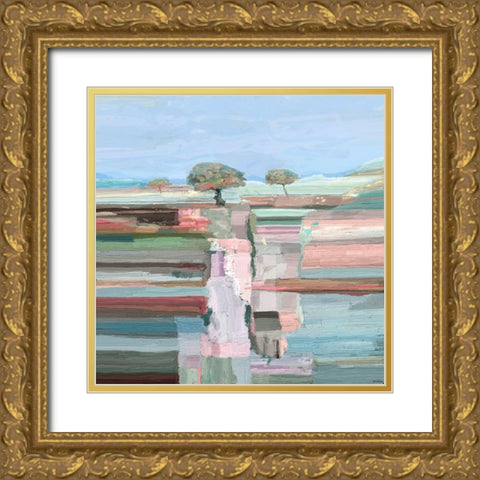 Grand Vision II Gold Ornate Wood Framed Art Print with Double Matting by Tienhaara, Michael