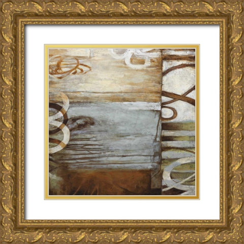 Crossroads II Gold Ornate Wood Framed Art Print with Double Matting by Stevens, Nick