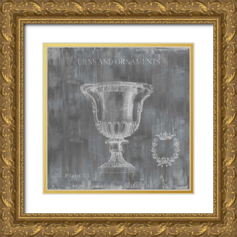 Urns and Ornaments II Gold Ornate Wood Framed Art Print with Double Matting by Jeffries, Oliver