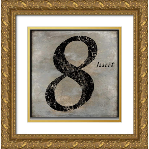 huit Gold Ornate Wood Framed Art Print with Double Matting by Jeffries, Oliver