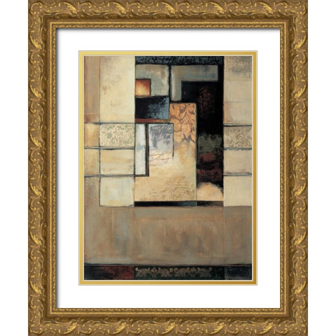 This Way I Gold Ornate Wood Framed Art Print with Double Matting by Sanderson, Paul