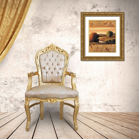 The Essence II Gold Ornate Wood Framed Art Print with Double Matting by Sullivan, Rachael