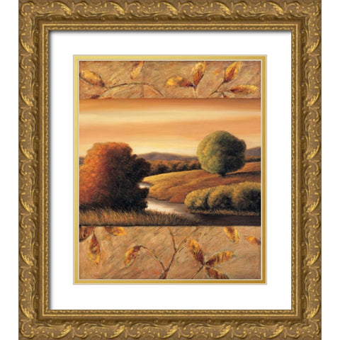 The Essence II Gold Ornate Wood Framed Art Print with Double Matting by Sullivan, Rachael
