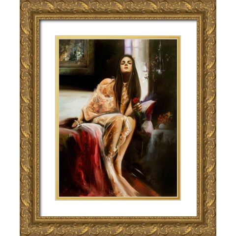 That Look Gold Ornate Wood Framed Art Print with Double Matting by Di Scenza, Ron