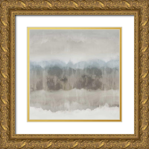 Subtle Movement I Gold Ornate Wood Framed Art Print with Double Matting by Springer, Rachel