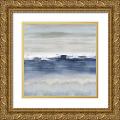 Nuanced Gold Ornate Wood Framed Art Print with Double Matting by Springer, Rachel