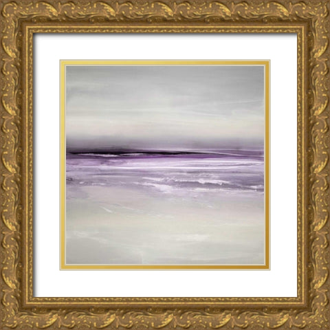 Sway in Amethyst Gold Ornate Wood Framed Art Print with Double Matting by Springer, Rachel
