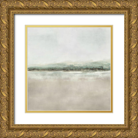Quiet Horizon Gold Ornate Wood Framed Art Print with Double Matting by Springer, Rachel