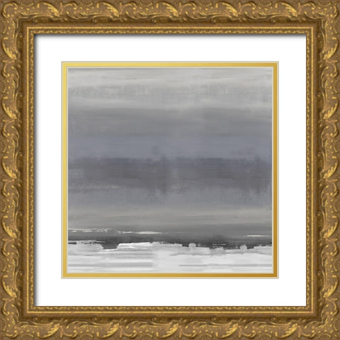 Highlight Midnight I Gold Ornate Wood Framed Art Print with Double Matting by Springer, Rachel