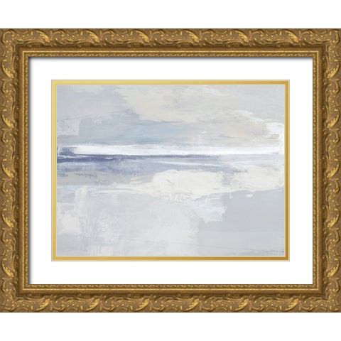 Horizon View II Gold Ornate Wood Framed Art Print with Double Matting by Springer, Rachel
