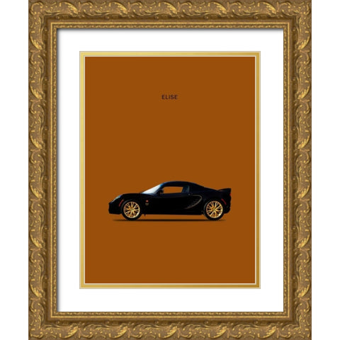 Lotus Elise Type-72D Gold Ornate Wood Framed Art Print with Double Matting by Rogan, Mark
