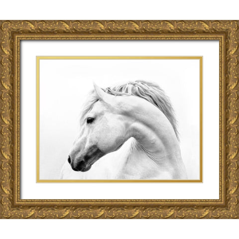 Head Turner Gold Ornate Wood Framed Art Print with Double Matting by Carter, Samantha