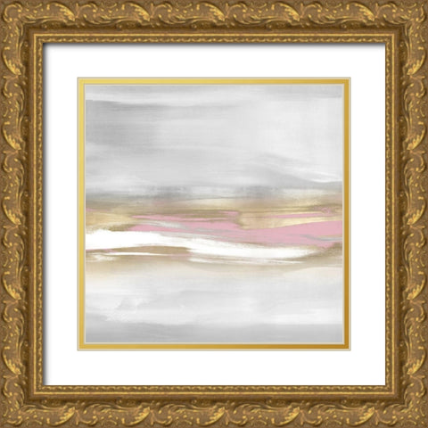 Highlight Pink Blush II Gold Ornate Wood Framed Art Print with Double Matting by Messina, Jake