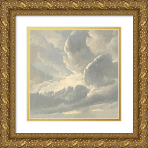 Cloud Study III Gold Ornate Wood Framed Art Print with Double Matting by Mann, Sophia